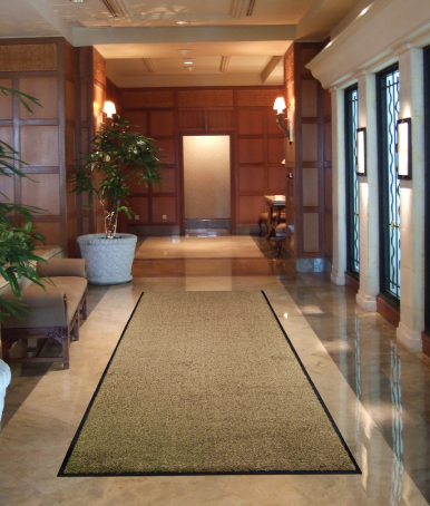 mats in lobby