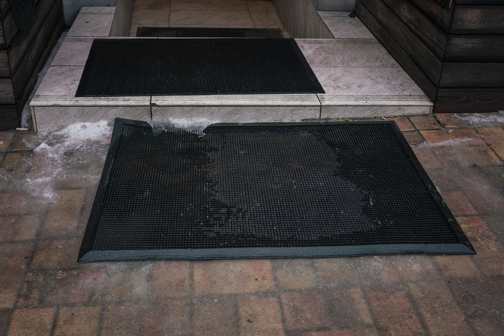 Entry Floor Mats Outside of Building